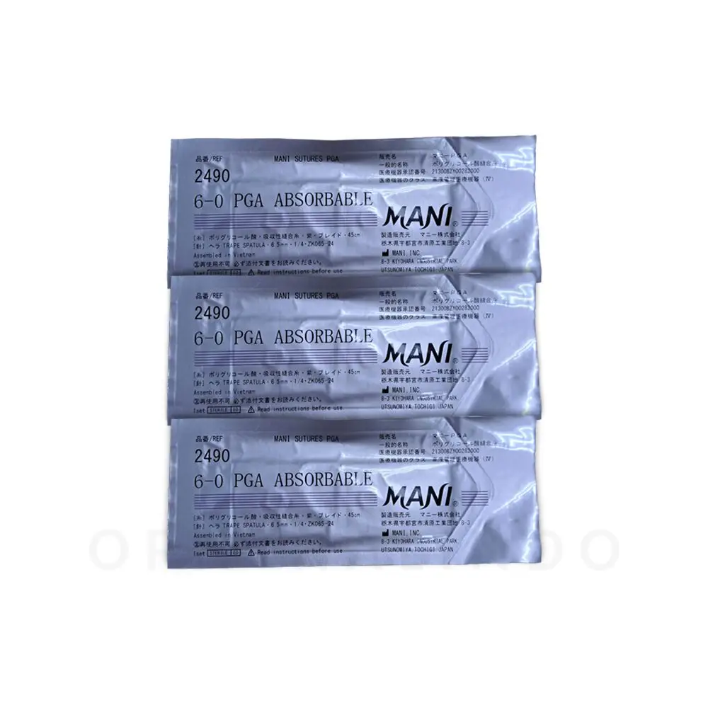 MANI Sutures PGA 6-0 45 cm